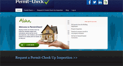 Desktop Screenshot of permit-check.com